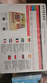 netgear powerline AV500 nuovo imballato 