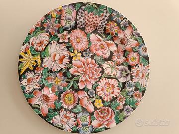 Piatto decorativo Cinese Vintage