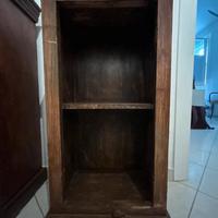 Comodino alto indiano originale