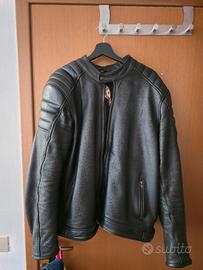 Giubbotto in pelle da moto TG. XXL
