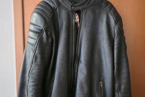 Giubbotto in pelle da moto TG. XXL