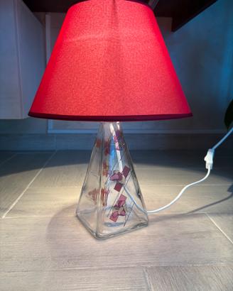 Lampada con bottiglia