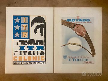 Stampe pubblcitarie anni '30
