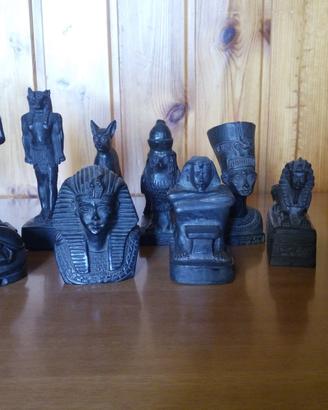 Collezione divinità egizie 10 statuine