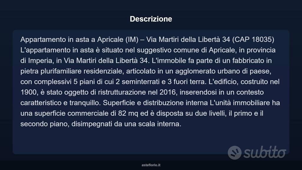 Appartamento – Apricale - Vista 3