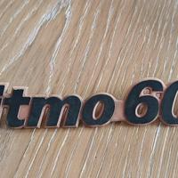 Scritta posteriore rossa per auto Fiat Ritmo 60 s
