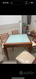 Tavolo da cucina o soggiorno o salotto+ 4 sedie