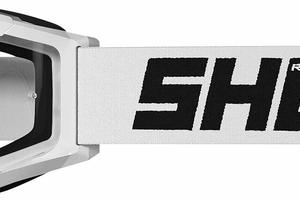 MASCHERA CROSS SHOT ASSAULT 2.0 SOLID WHITE GLOSSY