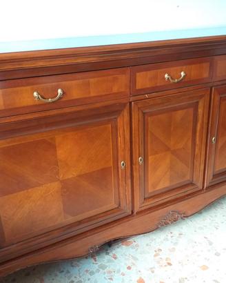 Credenza noce 100% legno Stilema marchio italiano