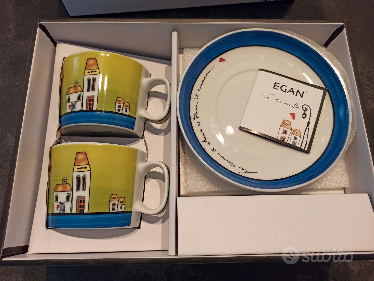 LE CASETTE SET 2 TAZZE COLAZIONE EGAN