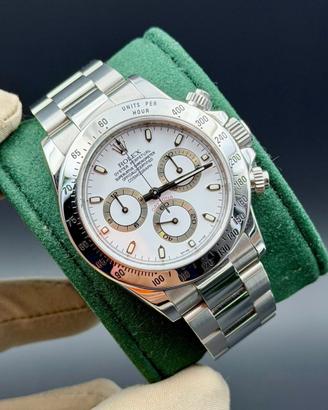 Rolex Daytona 116520 white dial 2008 card RRR