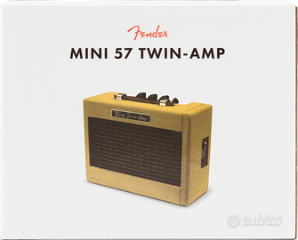 Fender Mini 57 Twin Amplificatore Tweed + Scatola