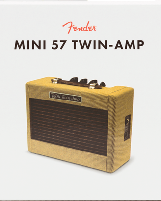 Fender Mini 57 Twin Amplificatore Tweed + Scatola