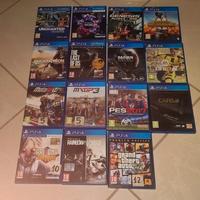 ps4  lotto di 16 giochi. €.80
