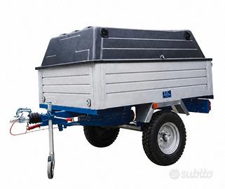 Rimorchio MTA 300Kg Trasporto Merci, con Copertura