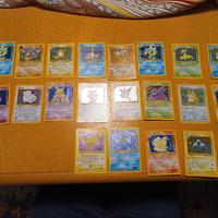 carte pokemon olografiche e prime edizioni vintage