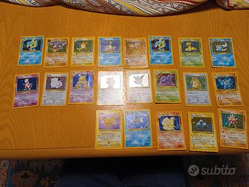carte pokemon olografiche e prime edizioni vintage