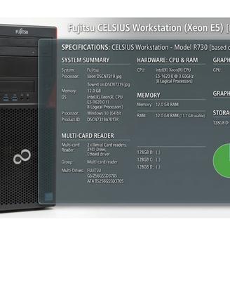 PC CELSIUS FUJITSU  WORKSTATION
