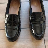 mocassino nero lucido