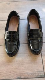 mocassino nero lucido