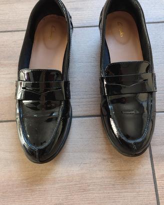 mocassino nero lucido