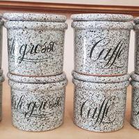 servizio in terracotta smaltata