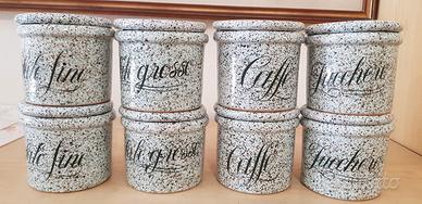 servizio in terracotta smaltata