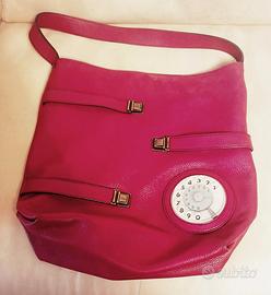 borsa  rossa Tilde con tracolla 