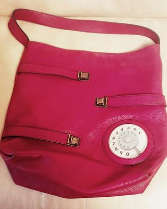 borsa  rossa Tilde con tracolla 