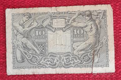Banconota da 10 lire luogotenenza 