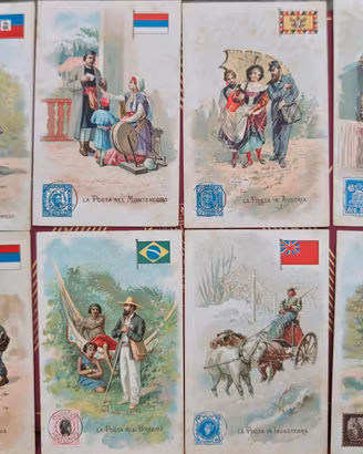 Cartoline  Antiche LA POSTA - A. Brioschi