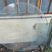 Vetro tavolino rotondo