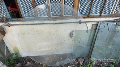 Vetro tavolino rotondo