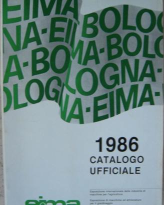Catalogo ufficiale EIMA, Bologna 1986