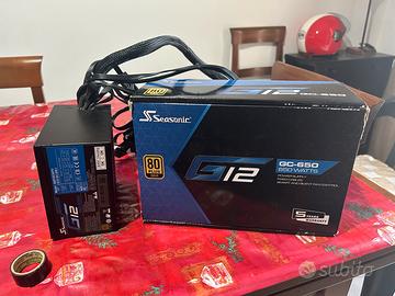 Alimentatore Seasonic G 12 650w 80 Plus Gild