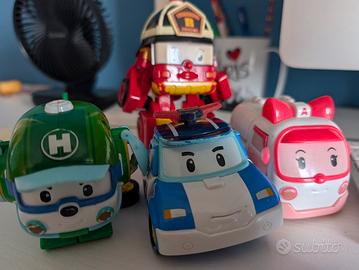Robocar Poli 4 personaggi 