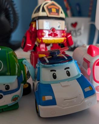 Robocar Poli 4 personaggi 