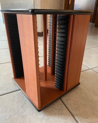 Porta cd con base rotante