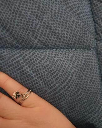 Anello Bigiotteria con quadrifoglio pendente