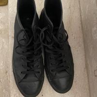 Converse pelle nere