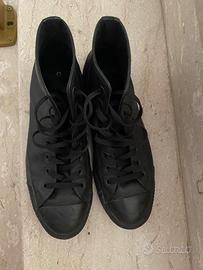 Converse pelle nere
