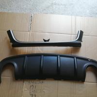 Kit dam doppio scarico grigio Alfa Romeo Giulietta