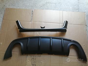 Kit dam doppio scarico grigio Alfa Romeo Giulietta