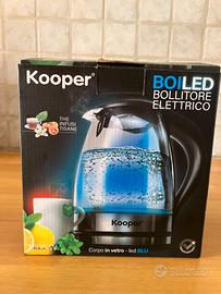 Bollitore elettrico Kooper in vetro – LED blu