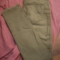 jeans verde militare donna 