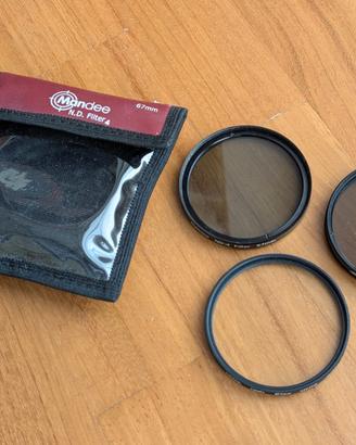 Filtri 67mm ND4, Polarizzatore, UV