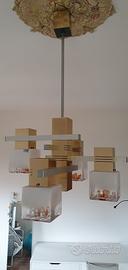 Lampadario cubic space age