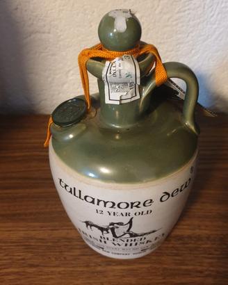 Whisky Tullamore Dew bottiglia ceramica sigillata