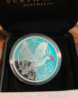 Oncia australiana Proof del 2018 - Ag .999