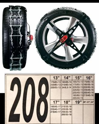 Ragni da neve / Catene ragni neve Trak 208 NUOVE